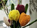 Woolen flower