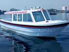 GRP/FRP Floating Diesel Rescue Boat.