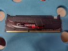 G.SKILL Sniper Series Gaming 4GB DDR3 1600 Desktop RAM 1 Year Warranty