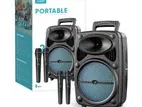 GTS‑2385 Portable Double Microphone Bluetooth Speaker