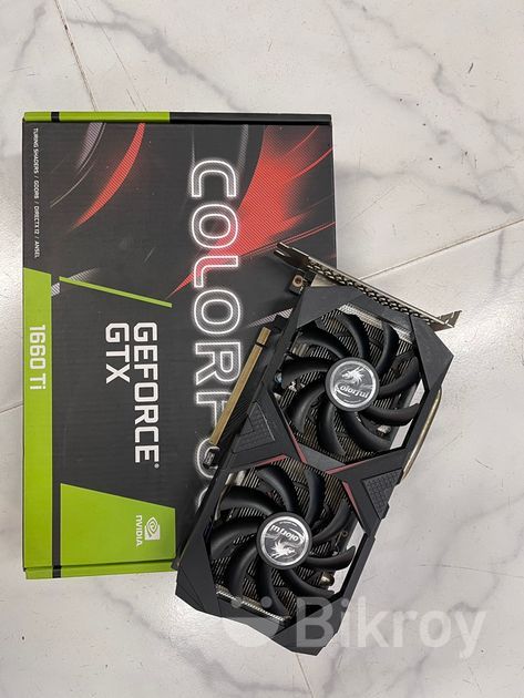 GTX 1660TI COLORFUL DDR6 HIGH GPU WARRANTY for Sale in Mirpur | Bikroy