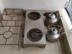 গ্যাস স্টোভ, , চায়ের কেটলি, স্টোভ স্টান।
