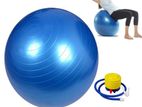 Gym Ball Plain – Blue 75CM With Pumper