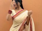 হাফ সিল্ক নকশী পাইর শাড়ী