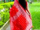 হাফ সিল্ক শাড়ি