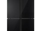 Haier HRF-578TBG 522Ltr Black French T-Door No Frost Refrigerator