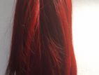 Hair extension dark red color available!