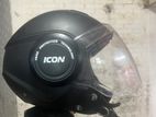 Half Face Helmet Black