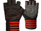 Half Finger Under Armor Hand Gloves with Wrist Support