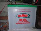 Hamko NS 60L 12v 13p 45AH(+) Battery and 10" two Fan
