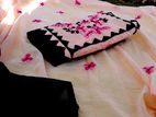 hand embroidery in kota cotton