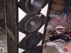 (hand made )sound system 3 speaker 1( 8 inch ) subwoofer.