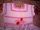 Hand Making Crochet Baby Dress