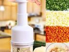 Hand press food chopper