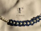 Handmade Beaded Flower Bracelet