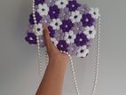 Handmade crochet flower bag