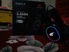 Havit gaming Headphones and Keyboard Mouse.