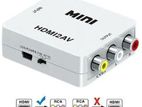 HDMI to AV 1080P Converter RCA Audio Video CVBS Adapter – White