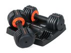 HEAD Quick Adjustable Dumbbell Set 25.5Lbs-1 Pair (Total 11.5kg)