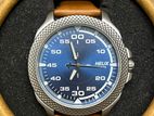 Helix Analog Blue Dial Men's Watch from Timex
