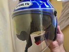 helmet double visor, dust cover, disc lock, rain coat. extra horn