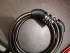 Helmet lock cable