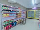 High-Capacity Supermarket Gondola Display