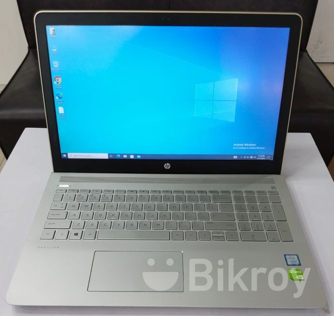 High Configuration laptop HP Pavilion i7 8th Gen matalc body very ...