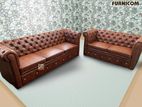 High-quality Chesterfield Sofa (3 + 2)-New