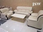 High quality Leather sofa without table