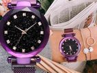High quality magnet Analog Watch For Women