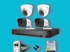 হিকভিশন ০৪ পিসেস সিসিটিভি ক্যামেরা/04 pcs cc camera Total Package cctv