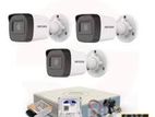 হিকভিশন ৩টি সিসি ক্যামেরা ফুল প্যাকেজ