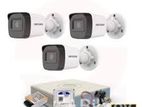 হিকভিশন ৩টি সিসি ক্যামেরা ফুল প্যাকেজ