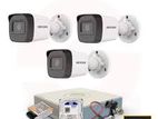 হিকভিশন ৩টি সিসি ক্যামেরা ফুল প্যাকেজ