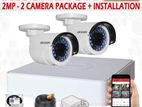 Hikvision 02 Pcs High Quality Camera Packages & Full Accessories