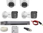 Hikvision 04 Pcs Cctv camera Total Package (any address) Cc