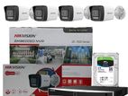 Hikvision 04 Pcs Cctv Cc camera total package any address