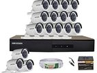 HIKVISION 08-Pcs CCTV Camera, HDD & DVR Full Packages