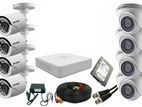 Hikvision 08 Pcs High Quality Camera Packages & Full Accessories