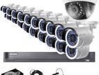 Hikvision 16 Pcs High Quality Camera Packages & Full Accessories