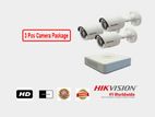 Hikvision 3Pics CCTV Camera Package