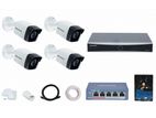 Hikvision 4 Unit IP Camera Package