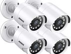 Hikvision camera 04 Pcs setup