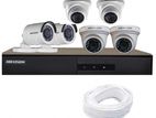 Hikvision CCTV Camera 06 Pcs full System 10% Offer