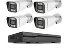 Hikvision/Dahua 04 pcs cctv CC camera Full package any address