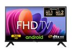 Hisense 43 Inch Bezelless Full HD Smart Android WIFI DTS TV 43A4F4
