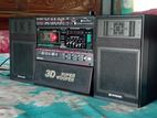 Hitachi cassette player and radio