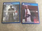 Hitman 2 and Uncharted 4 for sale!