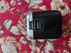 Hoco AC5 2USB+1Socket Universal Travel Adapter